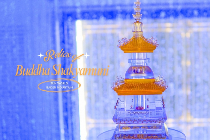 พระบรมสารีริกธาตุ พระพุทธเจ้าศากยมุนี บาเด็น เวียดนาม Sun World Ba Den Mountain