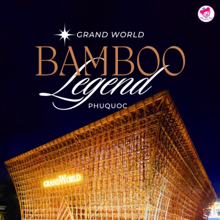 ประติมากรรมไม้ไผ่ Bamboo Legend แลนด์มาร์คสุดอลังแห่งแกรนด์เวิลด์ ฟูก๊วก เวียดนาม 