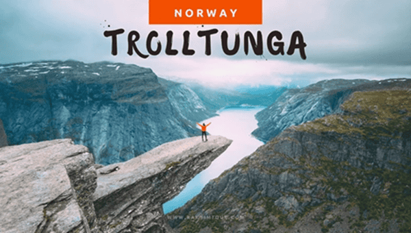 โทรลส์ทุงกา (Trolltunga) หน้าผาสุดเสียวแห่งนอร์เวย์